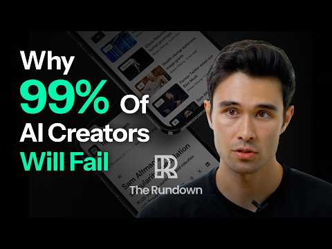 How 2M-Subscriber Creator Achieves 10x Virality with AI | The Rundown AI, Rowan Cheung