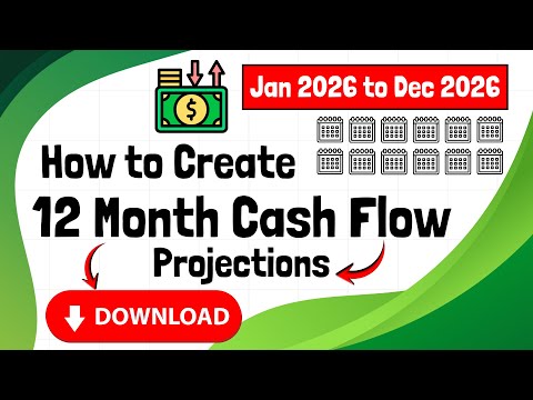 How to Create a 12 Month Cash Flow Projection Step by Step