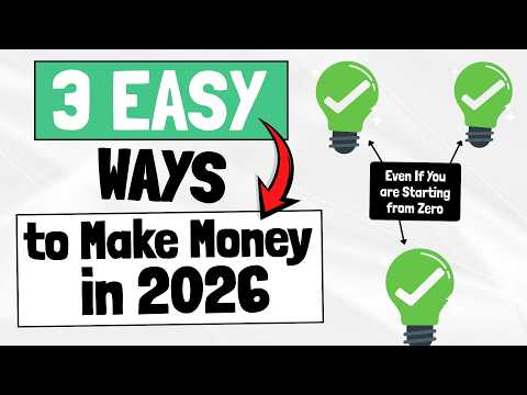 3 Easy Ways to Make Money in 2026 (Even if you are starting from zero)