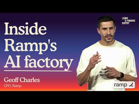 The limiting factor—how to design an AI software factory for speed | Geoff Charles (Ramp CPO)